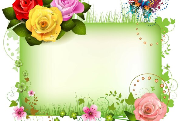 Abstração e gráficos molduras de decoração