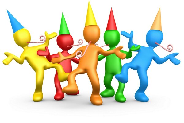 Aniversário dos homens em caps