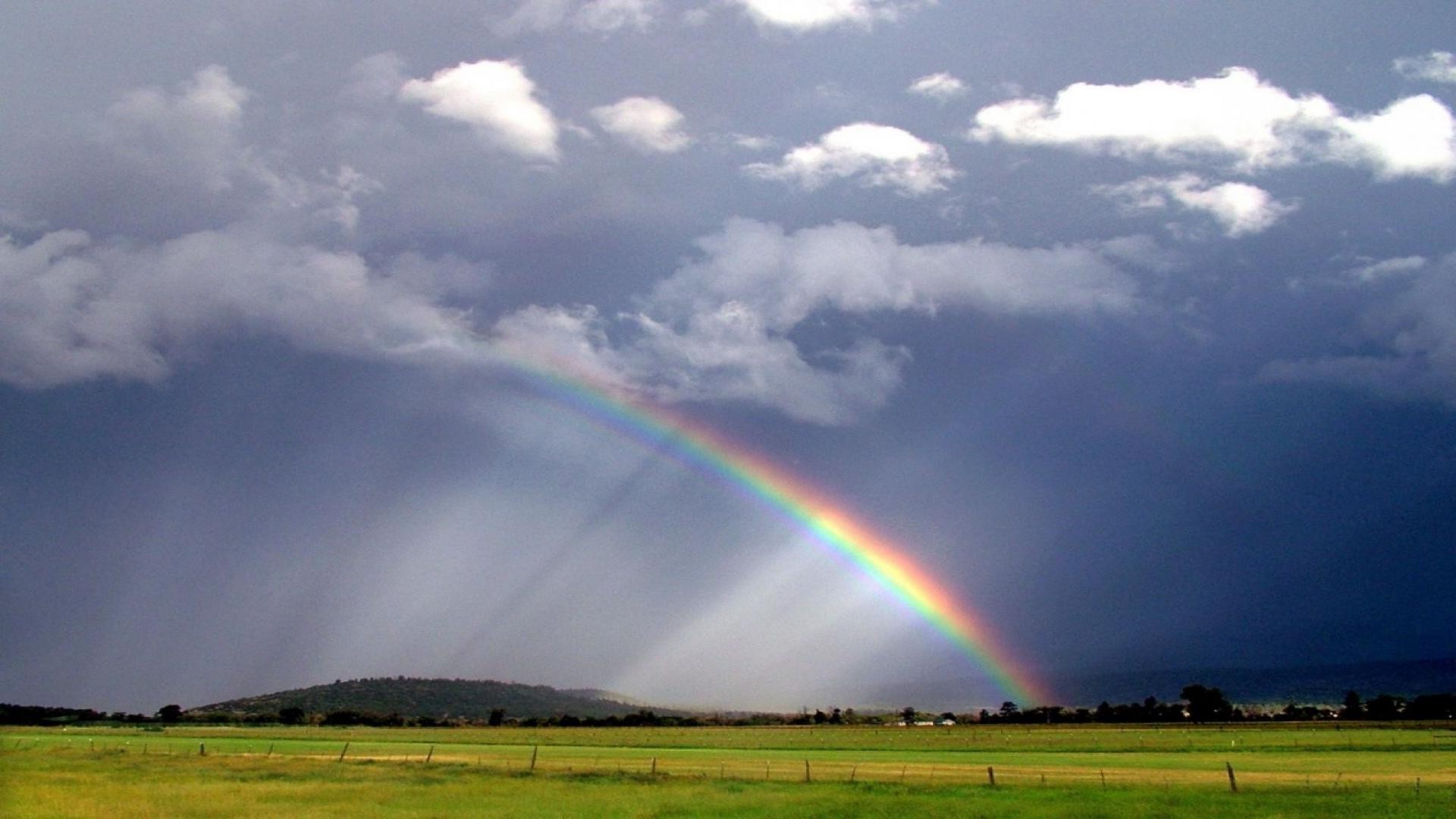 arco-íris paisagem chuva tempestade céu tempo agricultura natureza sol pôr do sol fazenda amanhecer