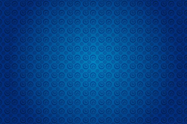 Ilustração de círculos azuis em azul