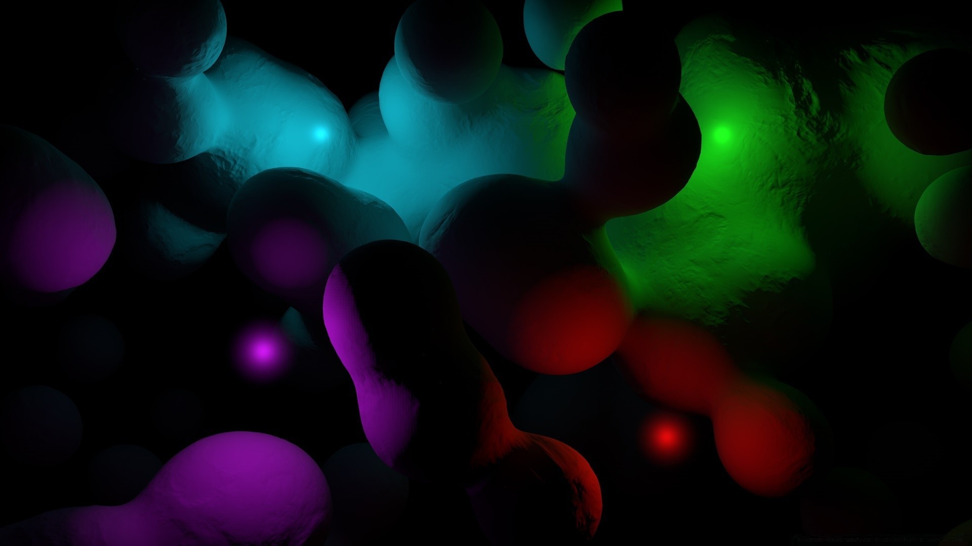 gráficos 3d borrão abstrato vívido arte redondo cor escuro design multi luz brilha desktop formas gráfico natal