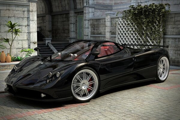 Máquina da ponta de prova de Pagani 3d