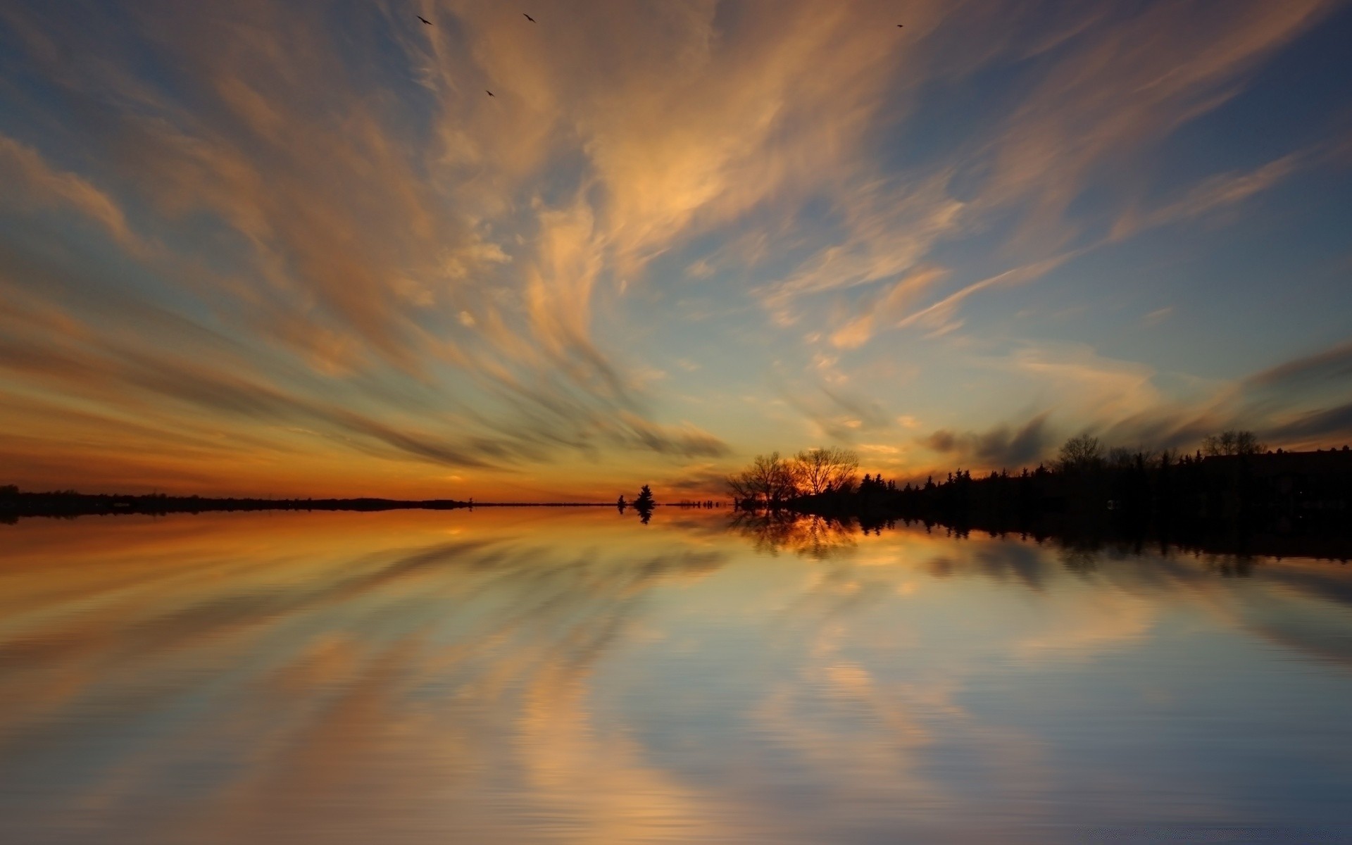 céu pôr do sol amanhecer paisagem noite céu sol crepúsculo água reflexão natureza luz bom tempo lago