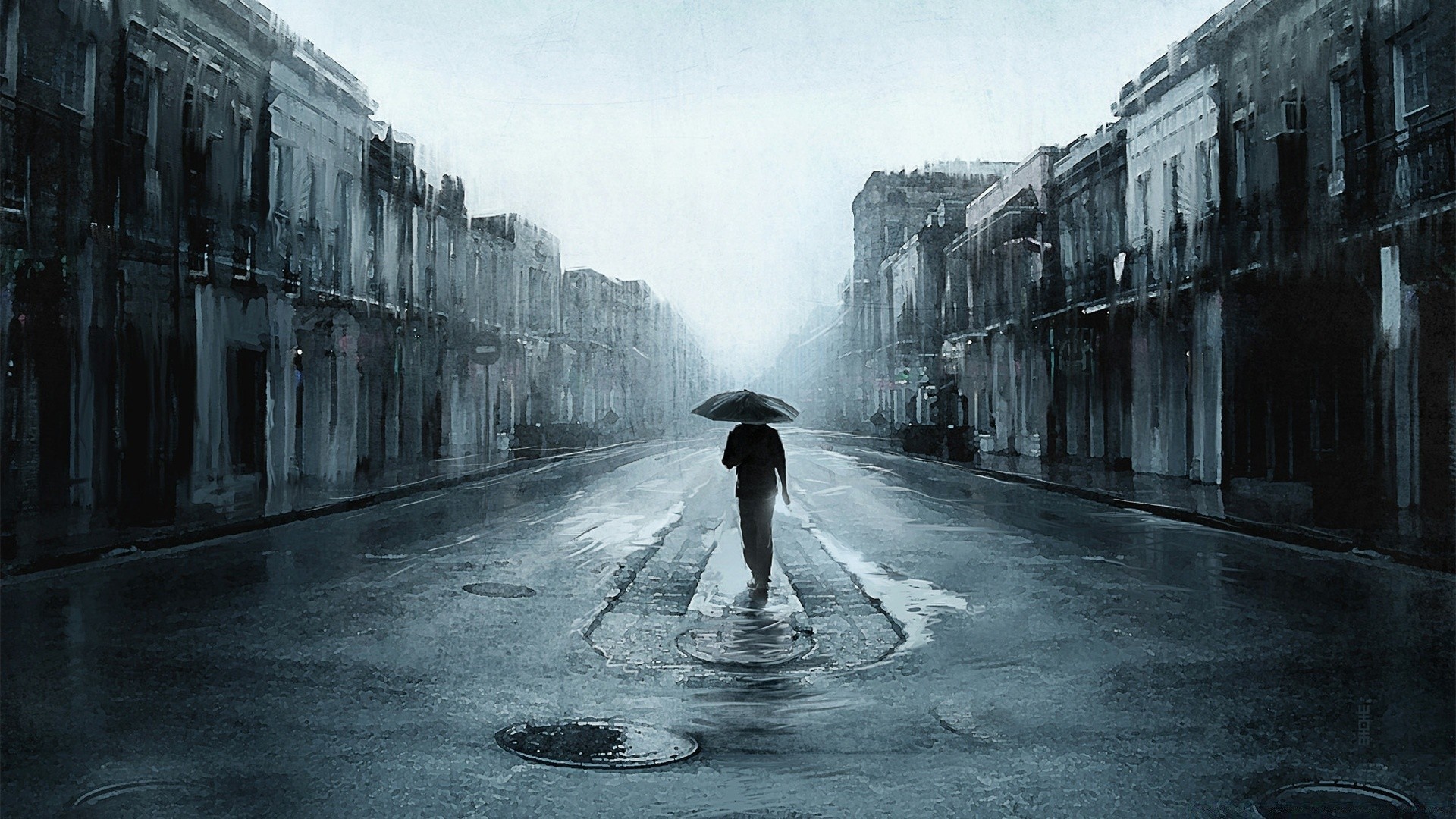 outono rua monocromático cidade estrada chuva viajar inverno neve arquitetura