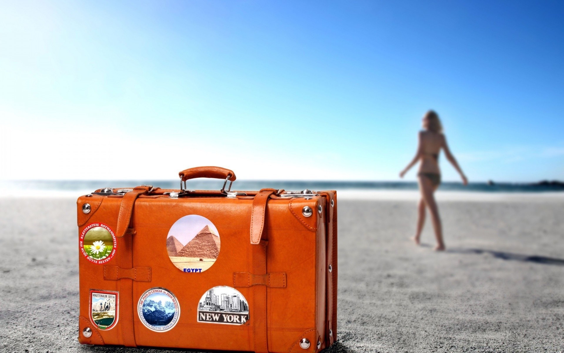 verão viajar férias câmera praia céu turista turismo mar férias pasta oceano aventura ao ar livre água mar férias areia
