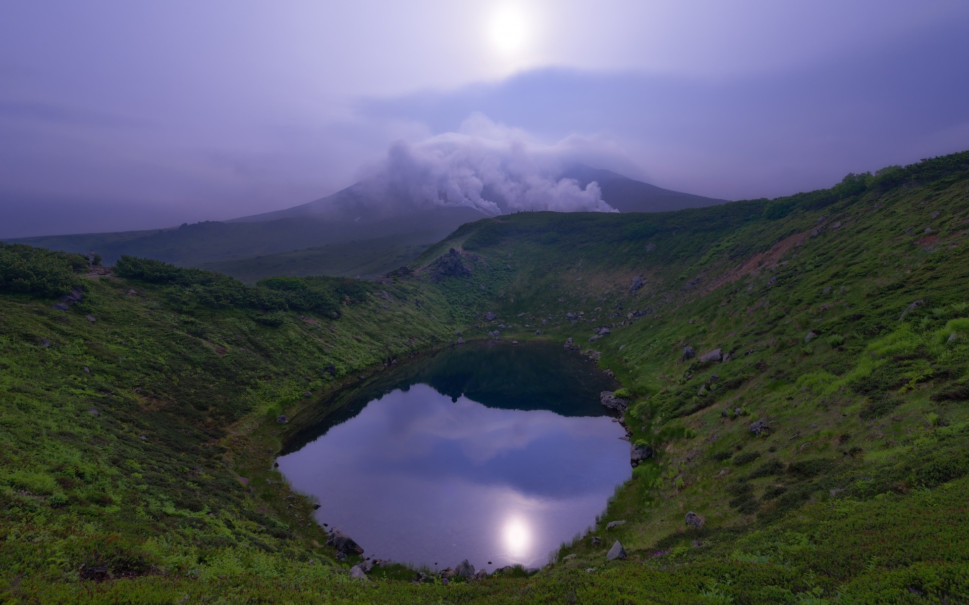 ásia paisagem viagens montanhas água céu ao ar livre natureza névoa grama amanhecer